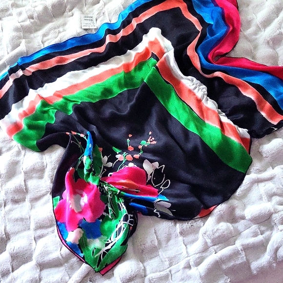 Bebe 100% SILK Asymmetrical Tunic Top/Dress | TAG ON NEVER WORN | Near Vintage - Picture 4 of 14